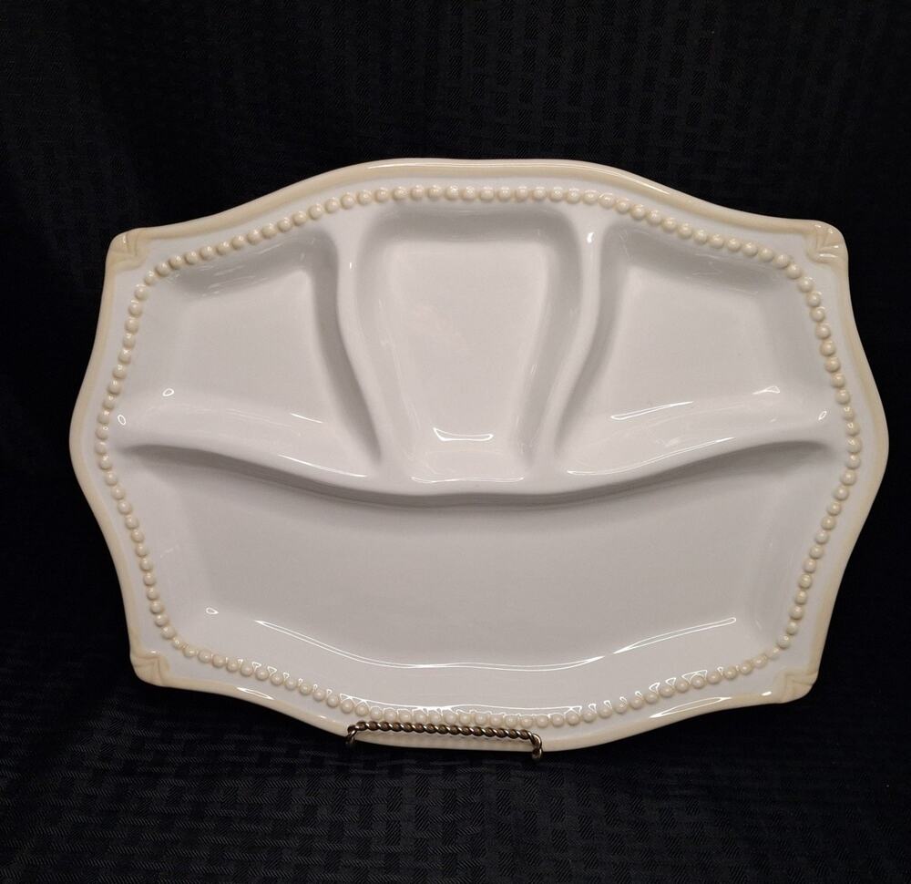 Princess House Pavillion Divided Plate Tray 1331